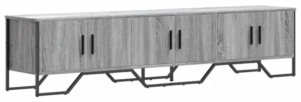 Mobile porta tv grigio sonoma 180x34x41cm in legno multistrato