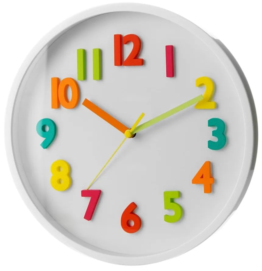 Orologio per bambini ø 25 cm Colourful Numbers - Casa Selección