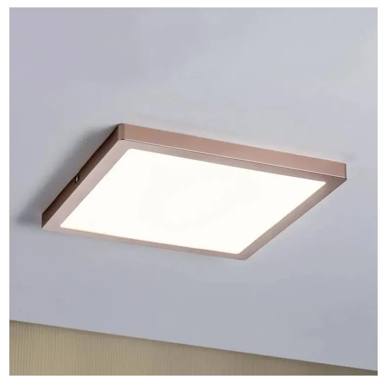 Paulmann 70873 - LED/24W Pannello dimmerabile ATRIA 230V 2700K 30x30 cm Oro rosa