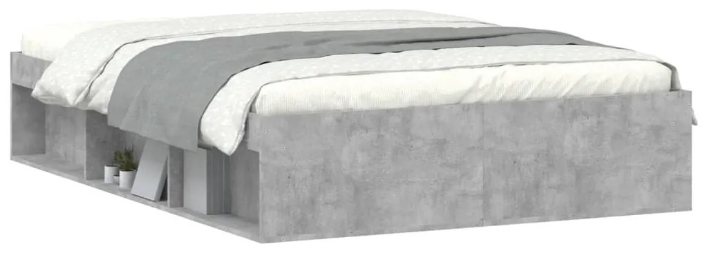 Giroletto grigio cemento 135x190 cm double
