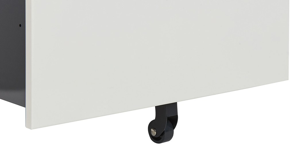 Classificatore metallo bianco sporco 39 x 50 cm CAMI Beliani