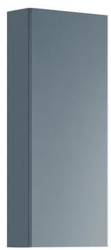 Pensile bagno Pixel laccato opaco indaco, 1 anta apertura da sinistra P 17 x L 30 x H 80 cm
