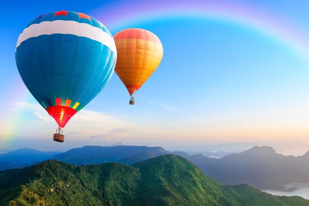 Quadro su tela – Mongolfiere avventurose
