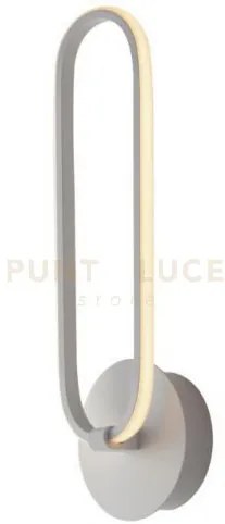 Applique a parete led infinity bianca 11w 1400lm 4000k 12x7,5x38cm