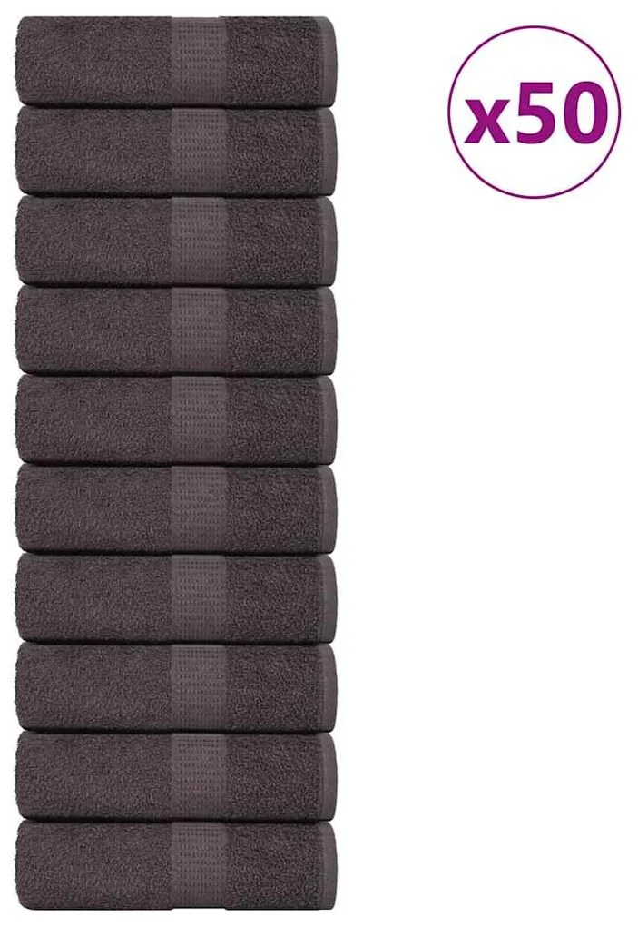Asciugamani Per Sapone 50 Pz 30x30cm 360g/m² 100% Cotone /