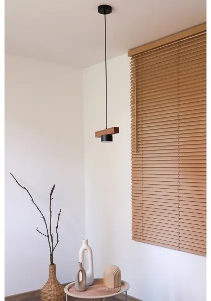 Duolla - Sospensione a cavo IRONLINE 1xGX53/3W/230V pino/rovere/nero