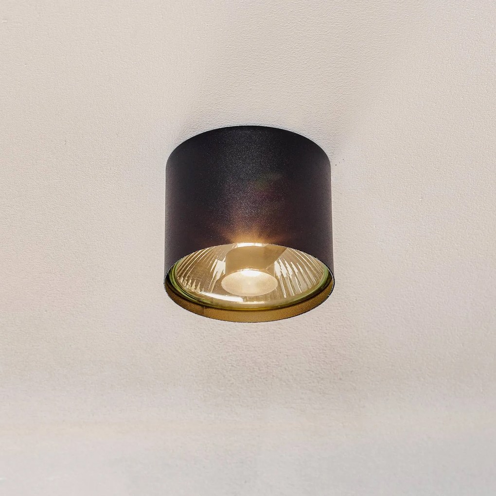 ALDEX Faretto da soffitto Bot, nero, 1 luce