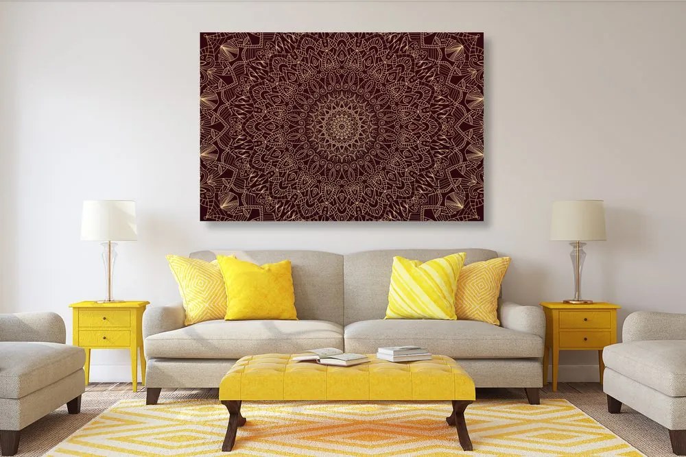 Quadro su tela – Mandala decorativa dettagliata