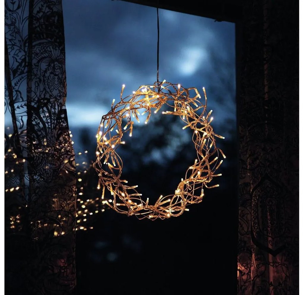 Eglo 411012 - Addobbo natalizio LED CURLY 80xLED/0,064W/30/230V