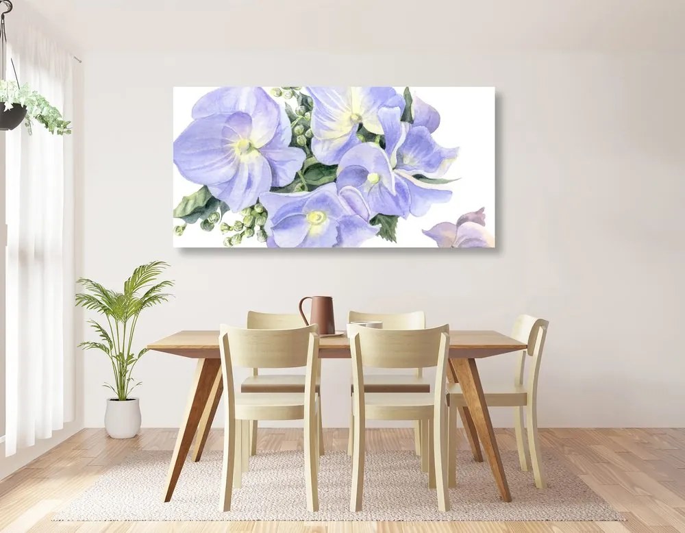 Stampa su tela – Composizione delicata di fiori