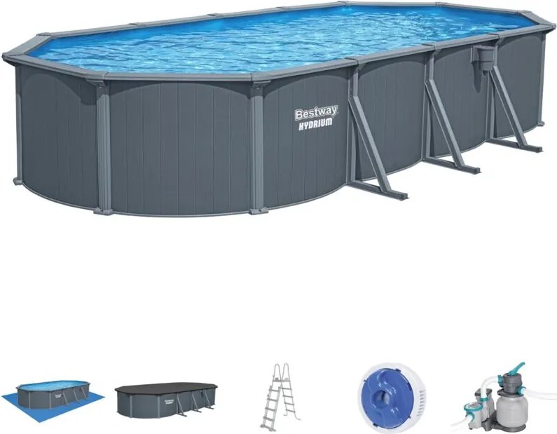 Bestway 561CW-8 Set piscina fuori terra Hydrium da 732x366x132 cm