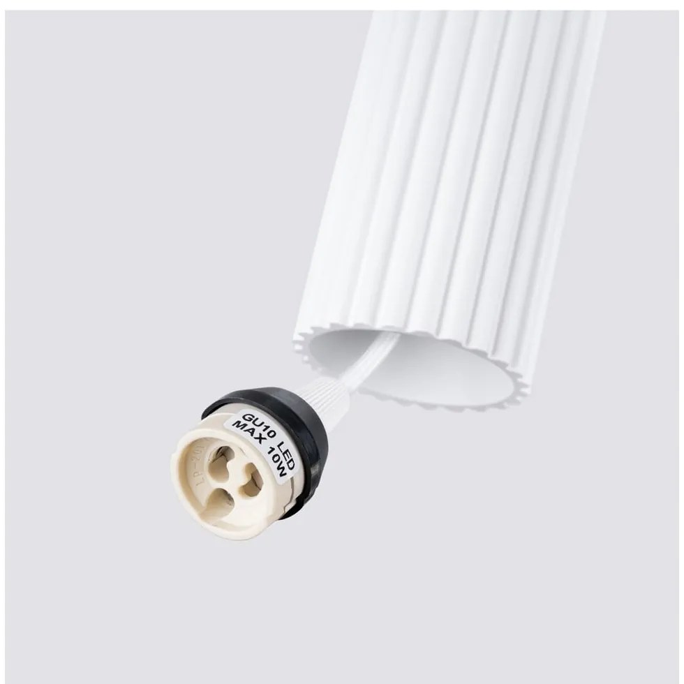 Lampadario bianco Gleam – Sollux