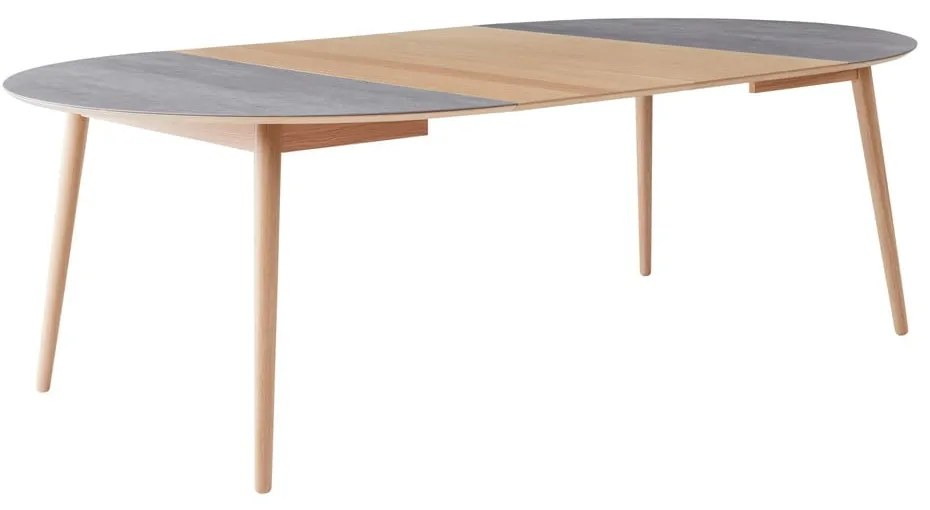 Tavolo da pranzo rotondo allungabile con piano in ceramica ø 135 cm Meza - Hammel Furniture