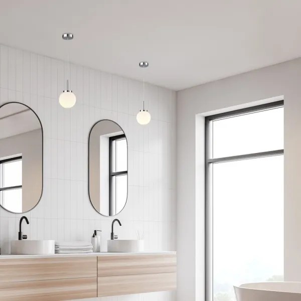 Rabalux 75007 - Lampadario bagno TOGO 1xE14/40W/230V cromo lucido