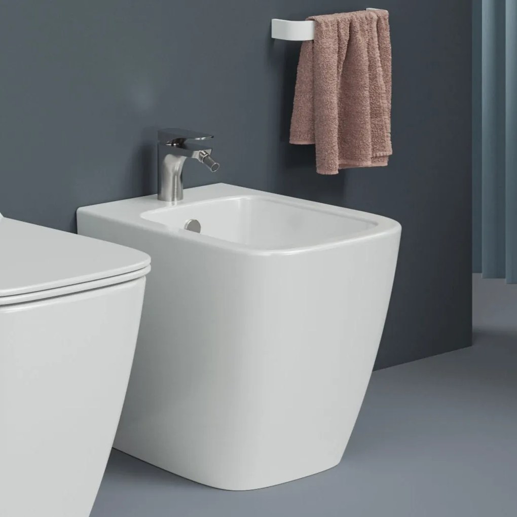 Bidet a Terra The ArtCeram "A16" Bianco Lucido