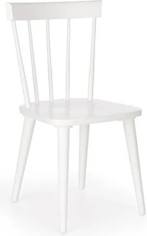 Sedia Barkley in legno bianco - H 89 cm