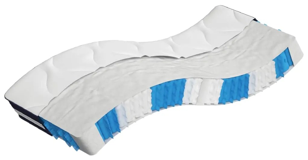 Materasso A Molle Insacchettate Medio Rigido 80x200 Cm /