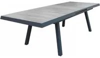 Tavolo da giardino 205 - 265x75x105 cm antracite