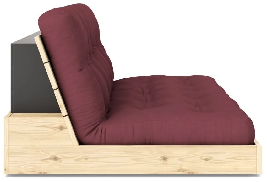 Divano letto bordeaux 196 cm Base - Karup Design