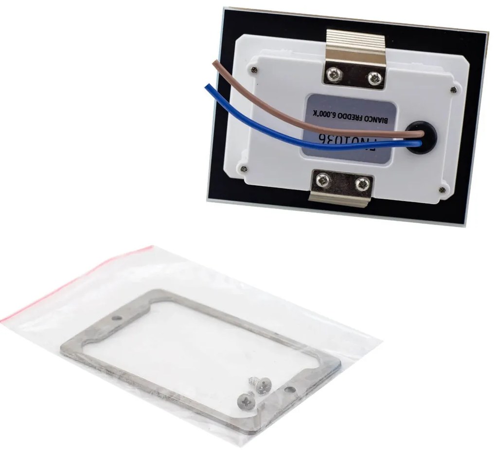 Segnapasso LED per scatola 503 3.5W IP65 Luce Asimmetrica Colore Bianco Caldo 2.700K