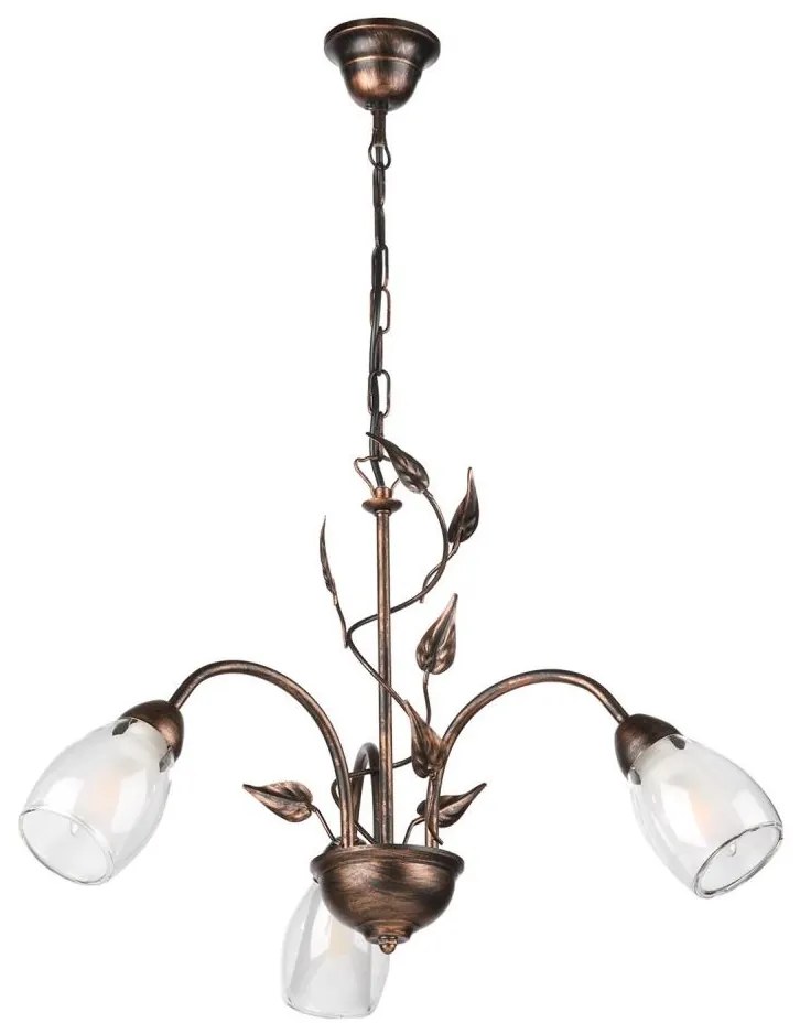 ONLI - Lampadario a sospensione con catena LILIANA 3xE14/6W/230V