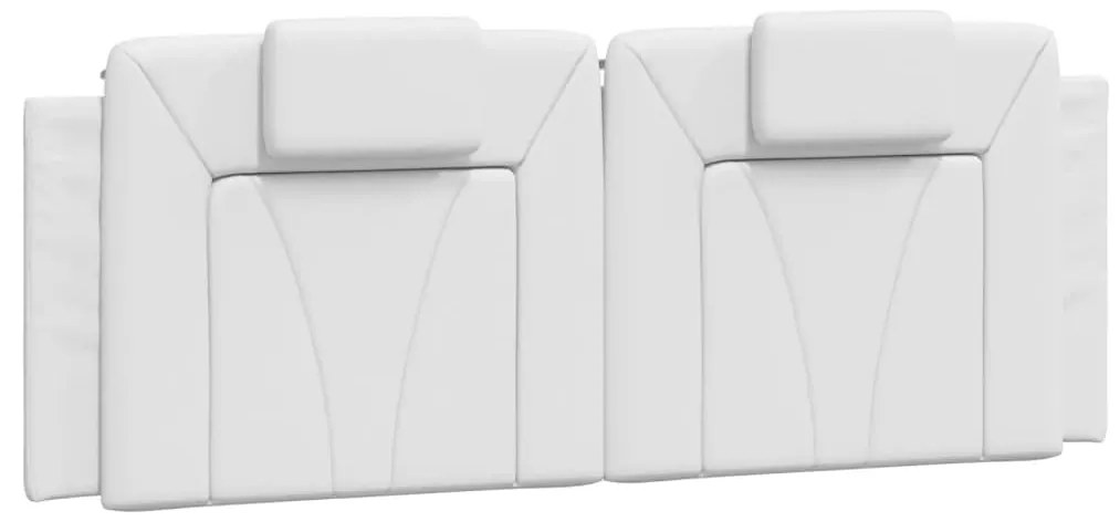 Letto con materasso bianco 120x200 cm in similpelle