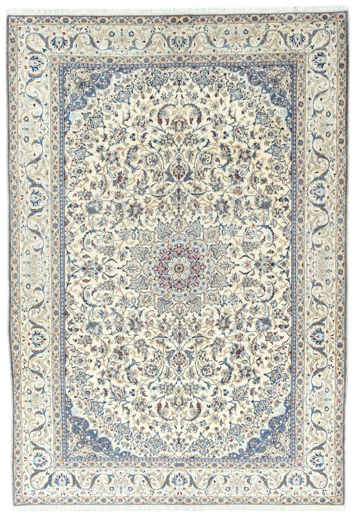 Nain Tappeto persiano 260x380 Beige (Iran) Annodato A Mano