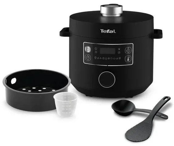 Tefal - Pentola elettrica multifunzionale TURBO CUISINE 4,8 l 1090W/230V nero