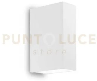 Tetris applique biemissione ip44 2 luci attacco g9 in vetro e allum...