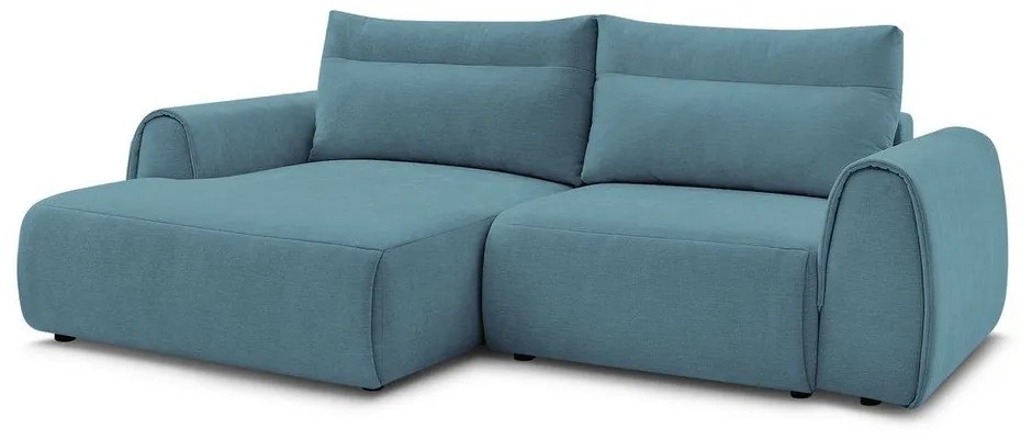 Divano angolare blu Aden – Bobochic Paris