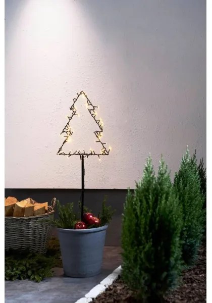 Eglo 411176 - Decorazione natalizia da esterno SPIKY LED/3xAA IP44 albero