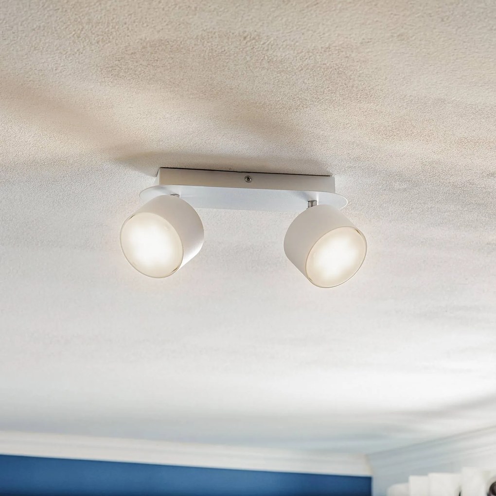 Eko-Light Faretto da soffitto Cloudy 2 luci bianco