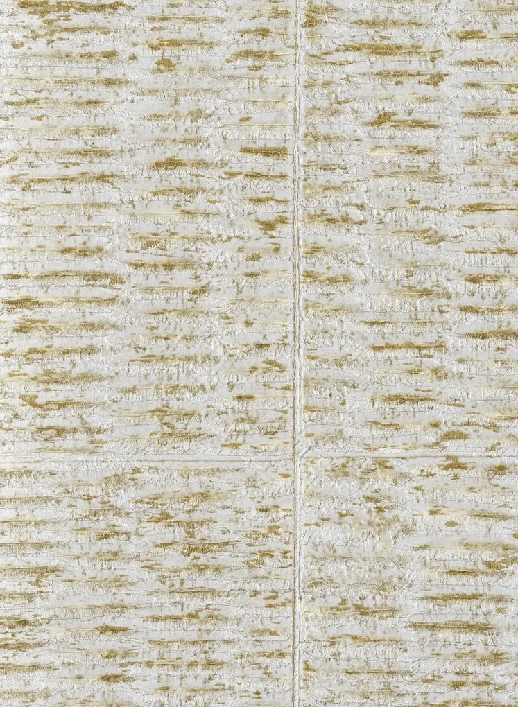 Flecht Tapete Mimbre Precioso von Elitis - Silber/ Braun