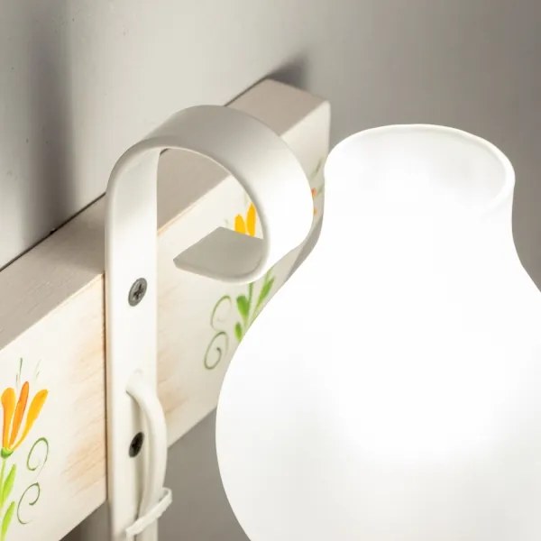 Brilagi - Applique QUEEN 1xE14/40W/230V faggio/color crema