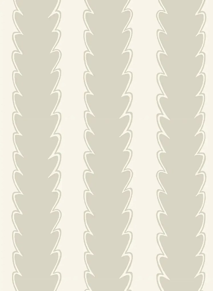 Josephine Munsey Carta da parati Scallop Stripe - Rudge Hill/ Washbrooke