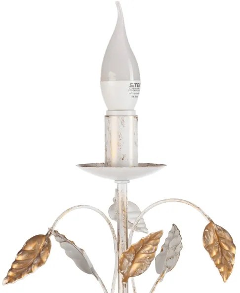 ONLI - Lampada da tavolo COLLANA 1xE14/6W/230V 40 cm bianco