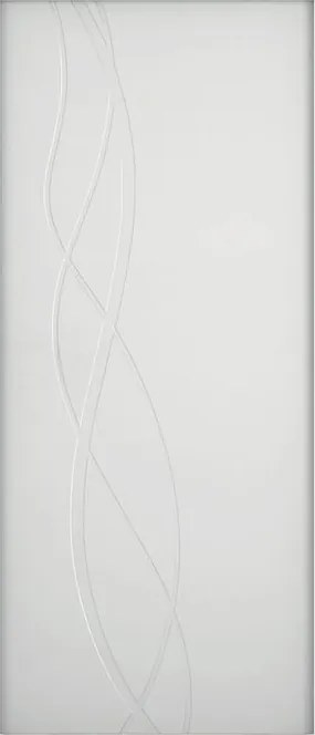 Pannello per porta blindata laccato bianco L 93 x H 213 cm, Sp 6 mm apertura sinistra