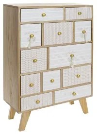 Cassettiera DKD Home Decor Naturale Legno di  paulownia 60 x 26 x 94 cm