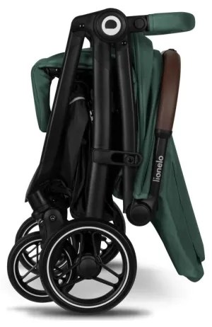 Lionelo - Passeggino INGRID verde/nero