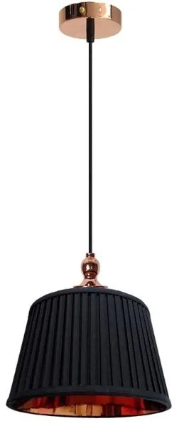 Lampadario a sospensione con filo AMORE 1xE27/60W/230V nero