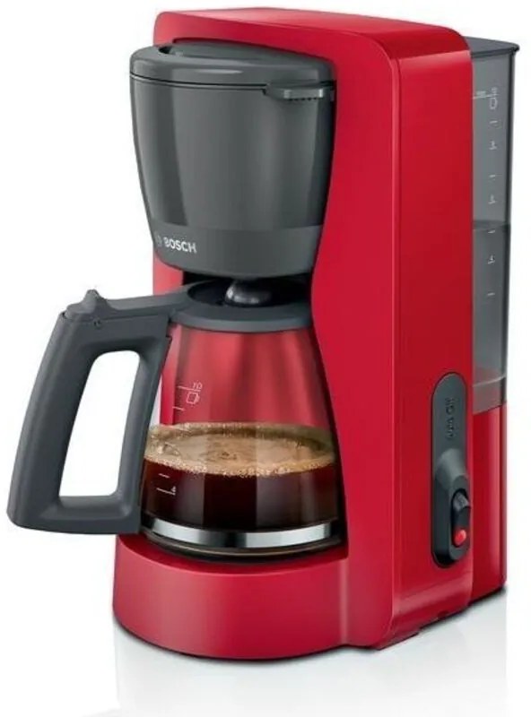 Bosch - caffettiera con filtro 15 tazze 1200w rossa/nera - TKA2M114