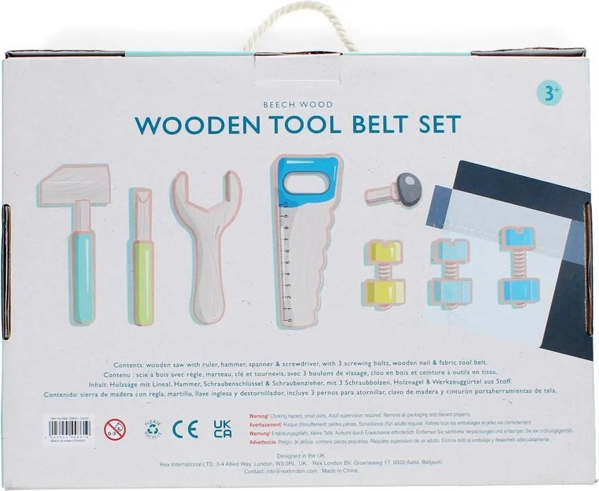Set di attrezzi per bambini Tool Belt Playset - Rex London