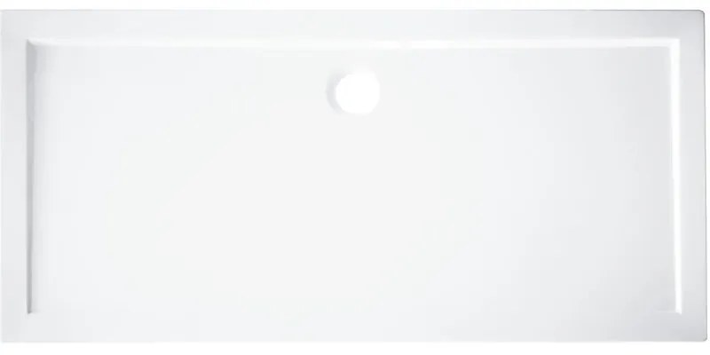 Piatto doccia SENSEA in pmma Essential bianco L 70 x L 160 x H 5 cm lucido