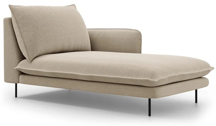 Poltrona beige, angolo destro Vienna - Cosmopolitan Design