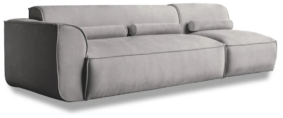 Chaise lounge componibile grigio chiaro (con penisola a sinistra) Flex Felix – Miuform