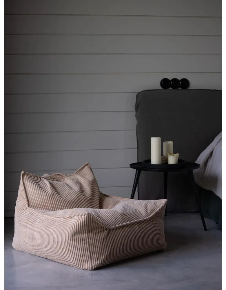 Pouf a sacco per bambini marrone chiaro con rivestimento in velluto a coste Chair – Wigiwama