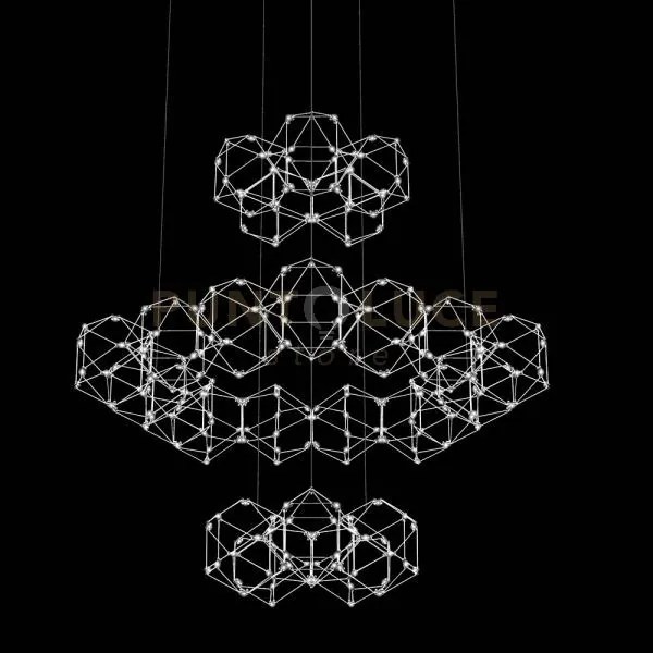 Lucciola 25 lampada a sospensione, acciaio inossidabile led 3000k 1...