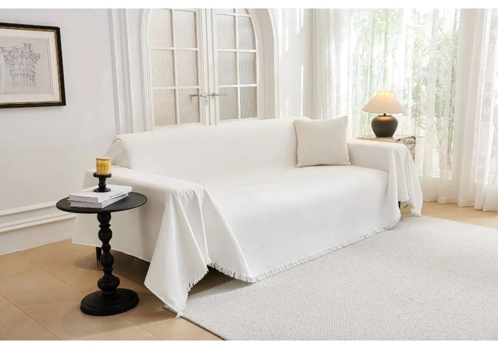 Copridivano bianco per poltrona 70 cm Talo – Filumi