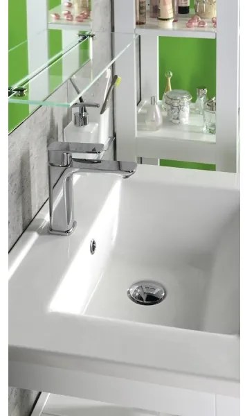 Aqualine - Rubinetto del lavandino FACTOR cromo lucido