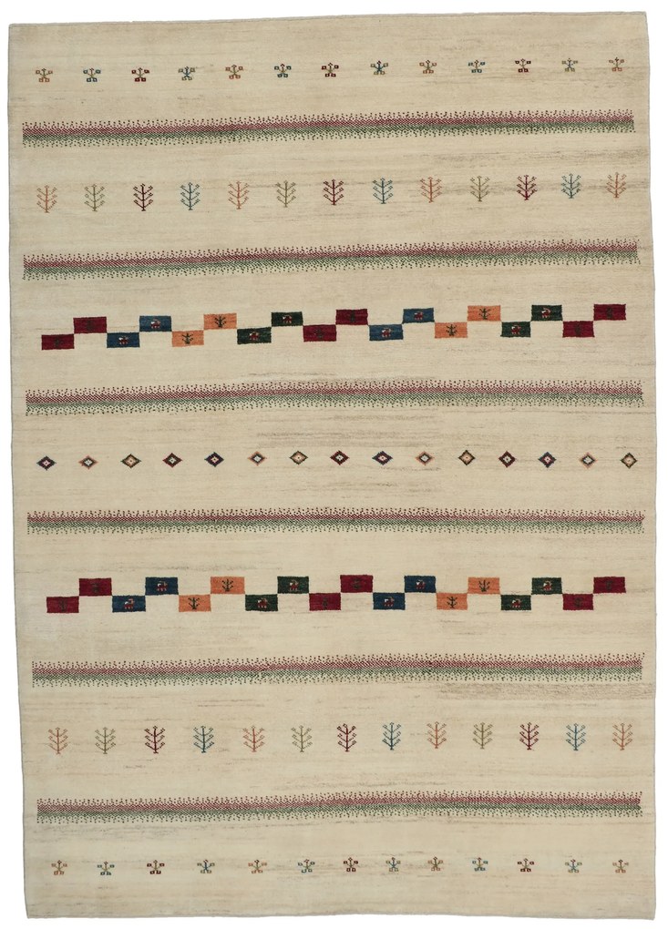 Gabbeh Tappeto 210 x 300 (Iran) Annodato A Mano